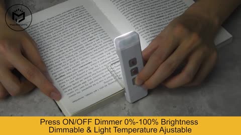 Clip-on Bookmark Book Light - Portable Reading Companion!