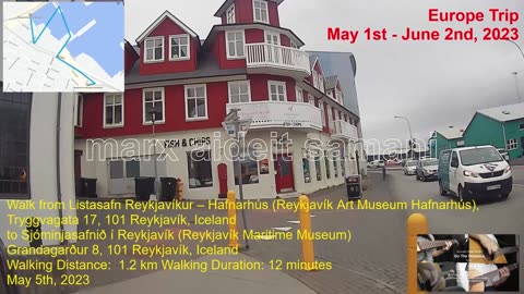 May 5th, 2023 19a Walk from Reykjavík Art Museum Hafnarhús to Reykjavik Maritime Musuem, Iceland