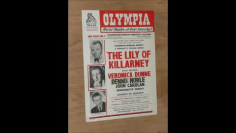 Lily of Killarney Julius Benedict Glasnevin Musical Society C. 1980