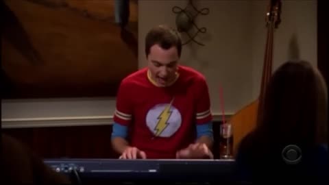 Sheldon Plays The Keyboard - The Big Bang Theory