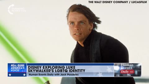 Jack Posobiec: Disney is exploring the iconic character Luke Skywalker as a member of the LGBTQ+ community