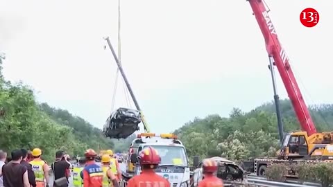 Death toll up to 48 after road collapse in south China's Guangdong