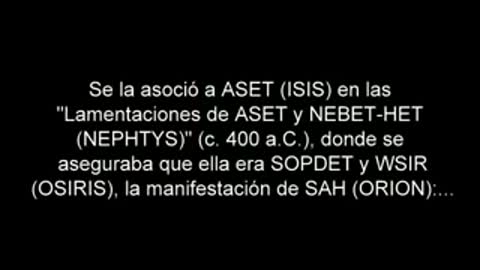 Sopdet, Sothis La DEA EGIZIA associata ad ISIDE personificazione della STELLA SIRIO nella costellazione del CANE MAGGIORE venerata dalla massoneria nel culto della DEA MADRE POLITEISTA PAGANO MASSONICO MITOLOGIA EGIZIA DOCUMENTARIO
