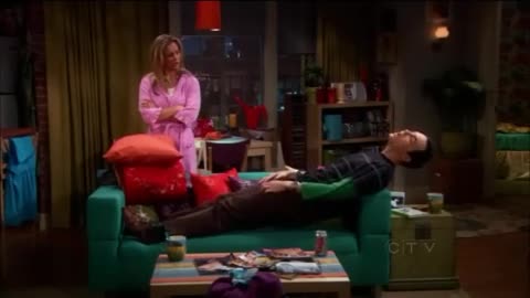 Sheldon Explains Why He Can't Sleep On Penny's Couch - The Big Bang Theory