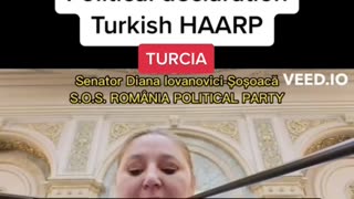 Romania 🇷🇴 Senator speaking in the Parliament on the uses of HAARP technology in Turkey!