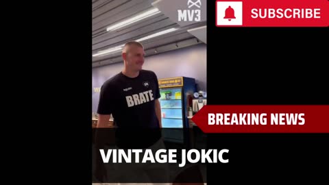 Here Was Jokic's Reaction After Winning MVP