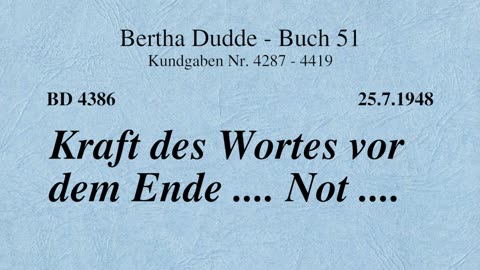 BD 3486 - ENDE DER ERDE ....