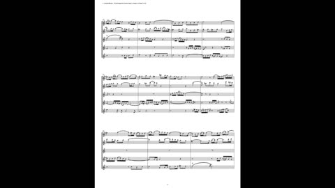 J.S. Bach - Well-Tempered Clavier: Part 1 - Fugue 23 (Flute Quintet)