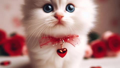 Cute Cats wearing jewellery, pets, animals