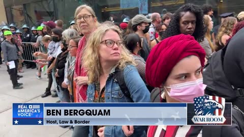 Ben Bergquam Reporting Live From The Protests At Fordham University