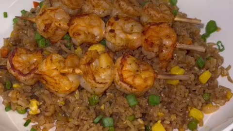 Honey garlic shrimp