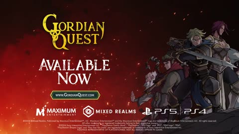 Gordian Quest - Official PlayStation Launch Trailer