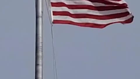 Amazing Grace ~Eagle A Top Of Flag Pole