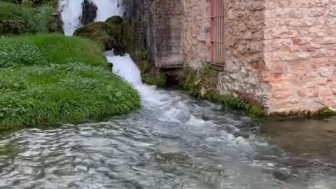 You can't skip even a sigle second from this village of natural canals. Rasiglia in Italy