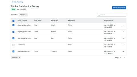 Analyze your survey page results - Constant Contact