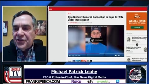 Michael Patrick Leahy: Memphis Official - Investigators Are Looking Into Rumors of Tyre Nichols’ Relationship with Former Police Officer’s Wife
