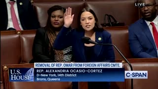 AOC Funny Meltdown on Republicans taking Ilhan Omar off of Foreign Affairs Committee: