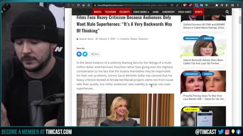 Female Celebrity Angry That Female Superhero Films BOMBED, Says Youre BACKWARDS Liking Male Heroes