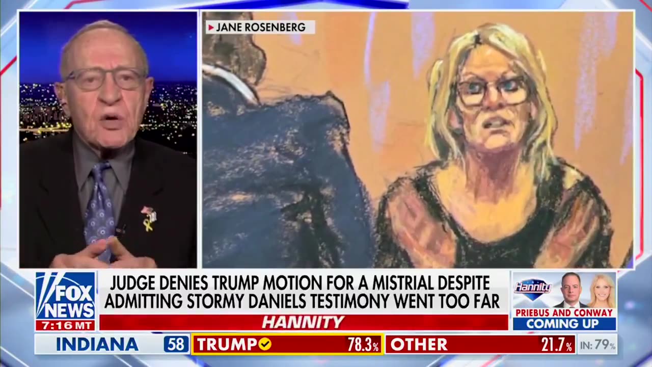 Alan Dershowitz Breaks Down Stormy Daniels' Testimony, Gives Trump Good News