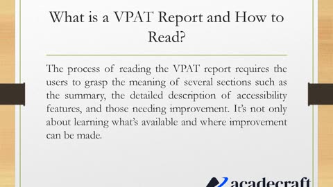 Understanding VPAT Accessibility