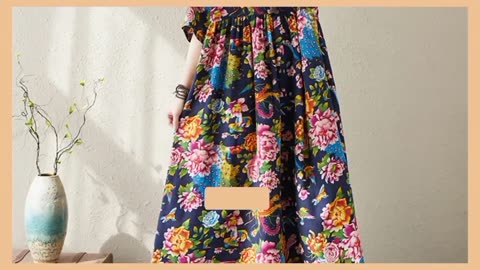 Women's floral casual dress