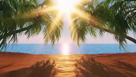 SUMMER on the BEACH - Looping Motion Graphic Backgrounds ....