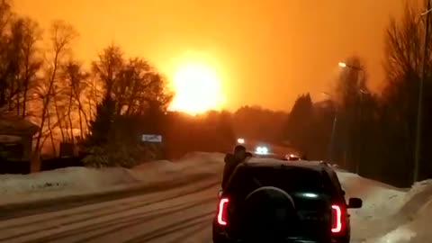 Another (supposedly the second) explosion of the gas pipeline in Yaroslavl.