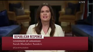 Governor Sarah Huckabee’s Rebuttal to Joe Bidens State of The Union Address 2023