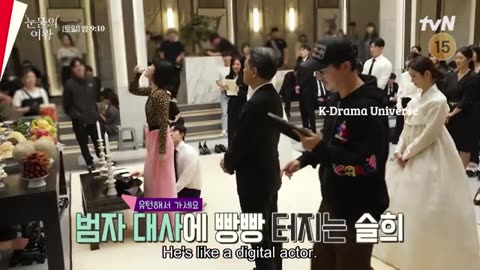 "Queen of Tears BTS: Hilarious Moments at Grandma's Funeral | Episodes 1-2 | BaekHong [Eng Sub]"