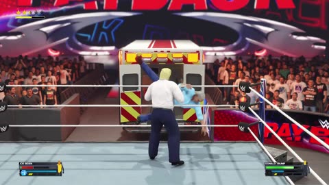 BlackMonkTheGamer - WWE 2K24 Trump VS Joe Ambulance Match