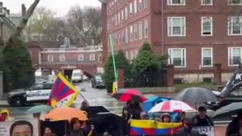 Activists Interrupt Chinese Ambassador's Harvard Speech