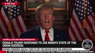 Donald Trump Responds To Biden's State Of The Union