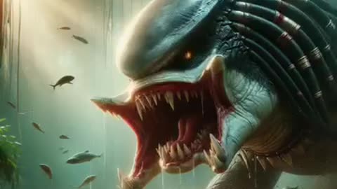 fusion between shark and predator