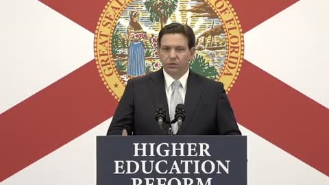 Gov. DeSantis to legacy media: "What do you mean by 'gender based care'? You mean sex-change operations? ... I don't think we use that term. You used it, so I'm asking you to define it. Do you include puberty blockers?"