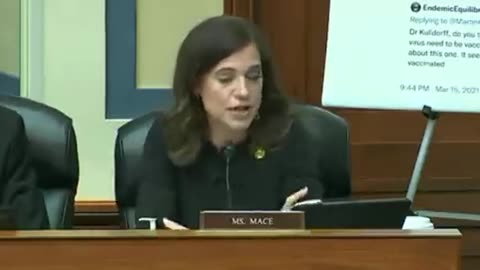Rep Nancy Mace Openly Admits That She Is Severely Vaccine Injured