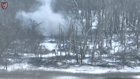 Paratroopers Ensnare Russian Infantry And Pound Them With Machine Gun Fire And Grenade Launchers