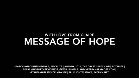 WITH LOVE FROM CLAIRE | MESSAGE OF HOPE | 31 JANUARY 2023