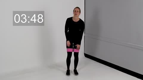 10 Minute Booty Burn At Home with Resistance Bands- Workout with Jordan