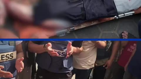 Israel Defence forces (Evil-minded gangs) attack journalist and their family