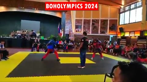 Boholympics 2024: Arnis Padded Combat 40-45kg Red Silver Medalist Highlights (Liam)🤺