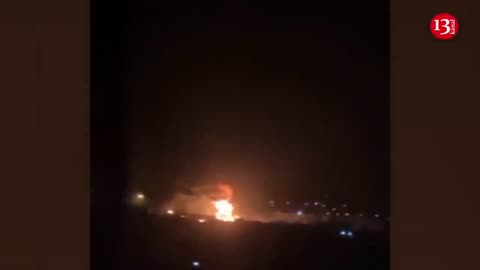 Ukrainian army struck with ATACMS Russian oil base in Luhansk - Strong fire occurs