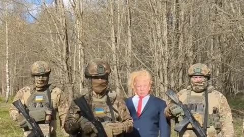 Zelensky's army burns Trump and calls him "traidor"