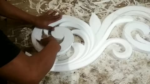 Styrofoam decoration