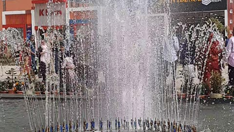 Amazing Water Dancing Fountain Show in Trade Fair 2023