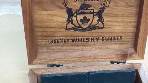 Whiskey box we made