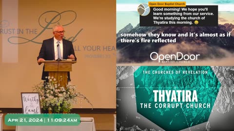 (Must-Listen Sermon) Thyatira: The *Corrupt* Church (Revelation 2:18-29)
