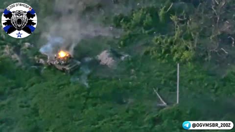 Defeat of an AFU Tank Near Bogdanovka