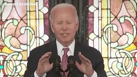 Joe Biden has still refused to condemn the pro-Hamas mobs occupying college campuses across America.