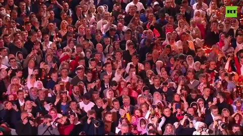 Vladimir Putin Christ the Saviour Cathedral in the Russian capital