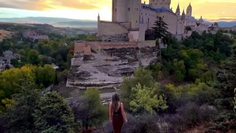 Fairytale moments #Spain #castle #fyp #traveltiktok